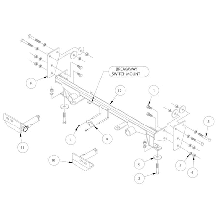 Roadmaster EZ LOCK MTG BRKT 031716 523185-4